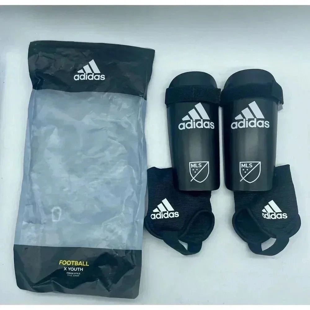 Youth MLS Football Soccer Shinguards Youth Size Medium Black Adidas FM9791 400 X
